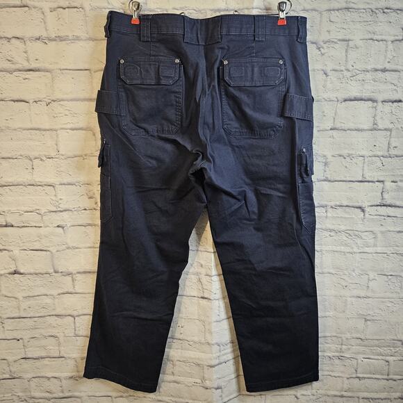 Duluth Trading Flex Fire Hose Cargo Pants Mens 42x32 Relaxed Fit Carpenter - Picture 4 of 7